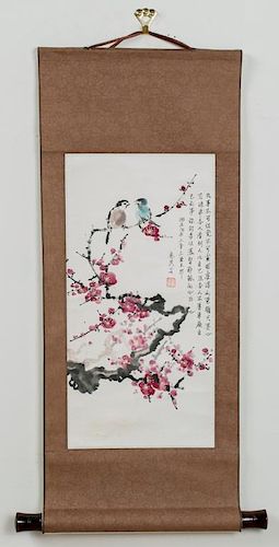 CHINESE WATERCOLOR SCROLLChinese