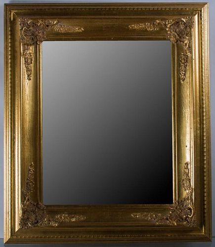 GILDED WALL MIRROR W BEVELED GLASSWith 3866ed