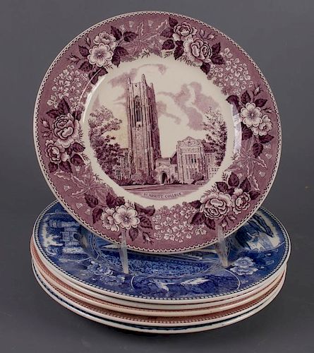 STAFFORDSHIRE COMMEMORATIVE PLATES,