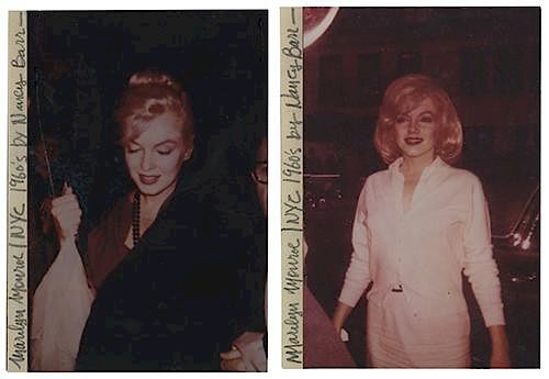 THREE MARILYN MONROE CANDID PHOTOGRAPHS