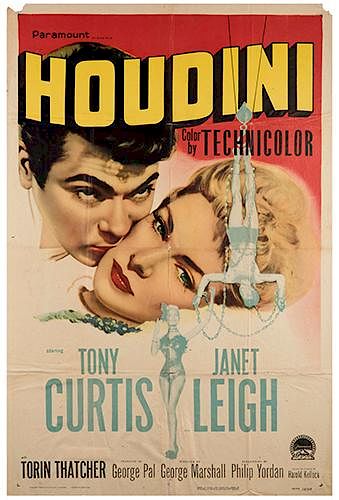 HOUDINI Houdini Paramount 1953  3867ab