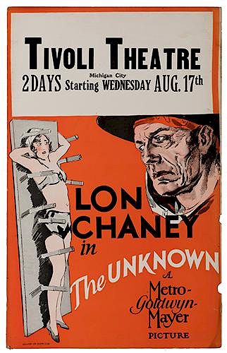 THE UNKNOWN.The Unknown. MGM, 1927.
