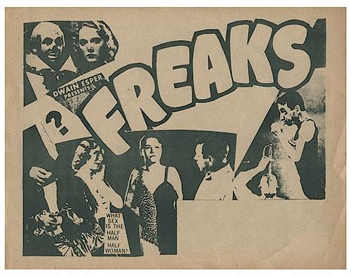 FREAKS Freaks MGM R 1949 Herald 386865