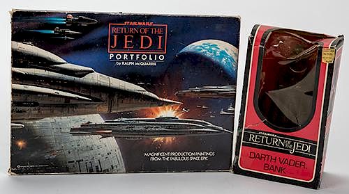 TWO RETURN OF THE JEDI PROMOTIONAL ITEMS.Two