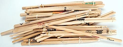 COLLECTION OF TOUR-ISSUE DRUMSTICKS