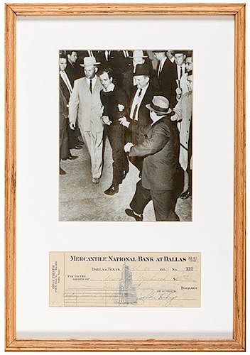 JACK RUBY DATED AND SIGNED CHECK 3868f7