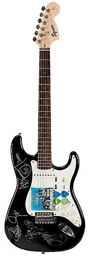 KISS FENDER SQUIRE STRAT AUTOGRAPHED