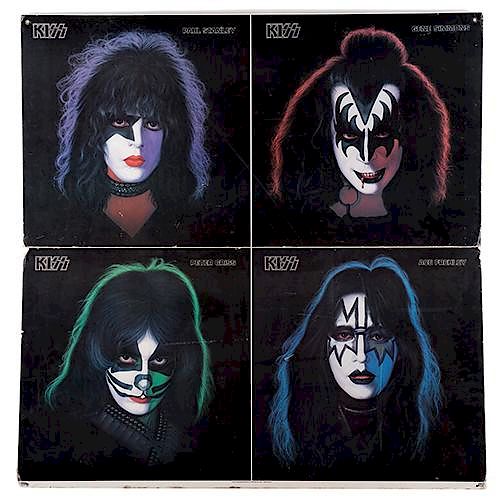 KISS SOLO ALBUMS PROMOTIONAL POSTER.Kiss