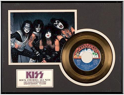 KISS "ROCK AND ROLL ALL NITE" 24KT