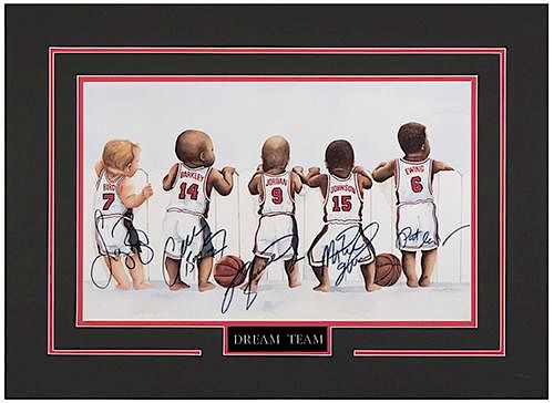 DREAM TEAM 1994 USA BASKETBALL SIGNED