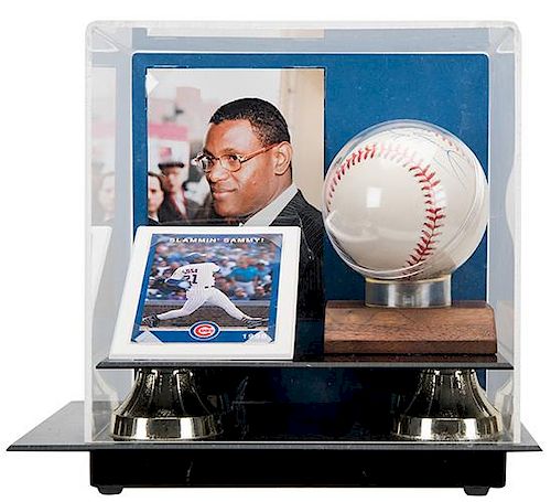 SAMMY SOSA SIGNED BASEBALL SPORTS 386981