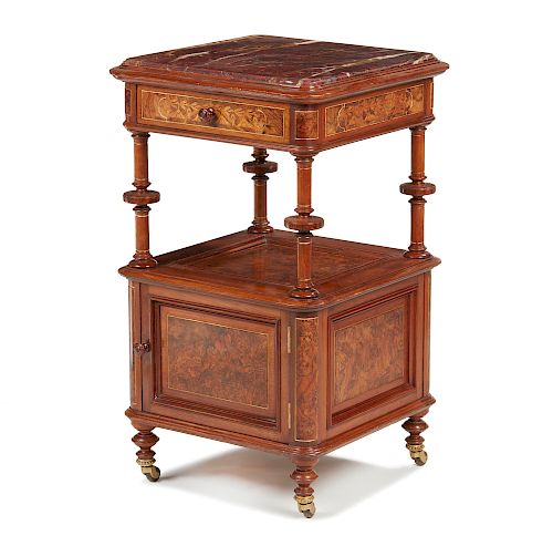 HERTER BROTHERS NIGHT STAND COMMISSIONED 386998