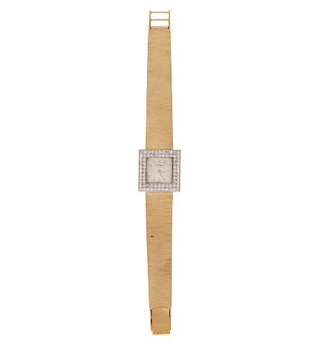 LADYS CHOPARD 18K GOLD AND DIAMOND