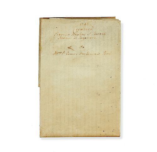 LEGAL DOCUMENT ON VELLUM DATED 386b04