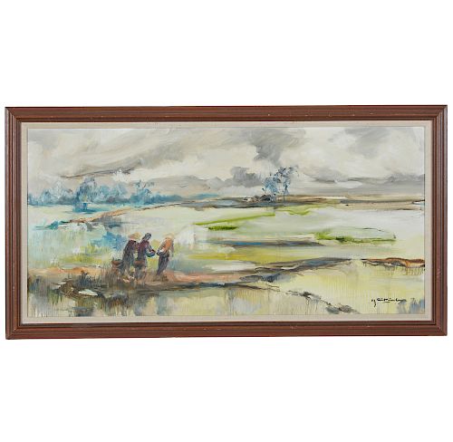 NGUYEN TRI MINH 1924 2010 PAINTINGFramed 386c24