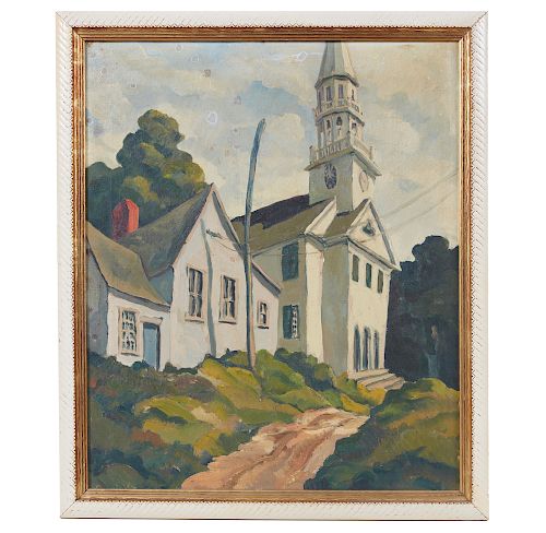 WILLIAM W. WRIGHT (1890-1979) PAINTINGFramed