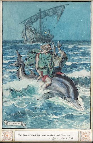 –THE MYTH OF ARION AND THE DOLPHIN”Brock,