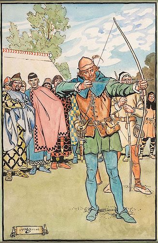 ROBIN HOOD SHOOTS HIS ARROWBrock, Henry