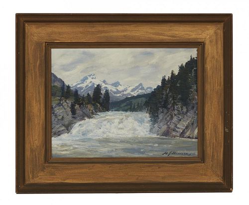 HENRY BREUER 1860 1932 PAINTINGFramed 386d2f