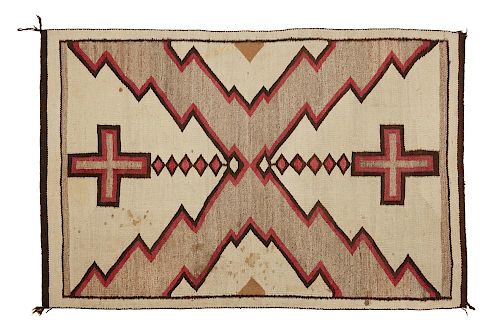 NAVAJO RUGNavajo rug. Dimensions: