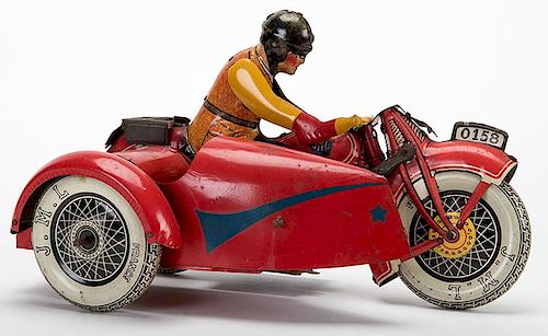 BIG RED 0158 WITH SIDECARBig Red 0158