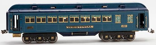 LIONEL 421 BLUE COMET WESTPHAL 386e0b