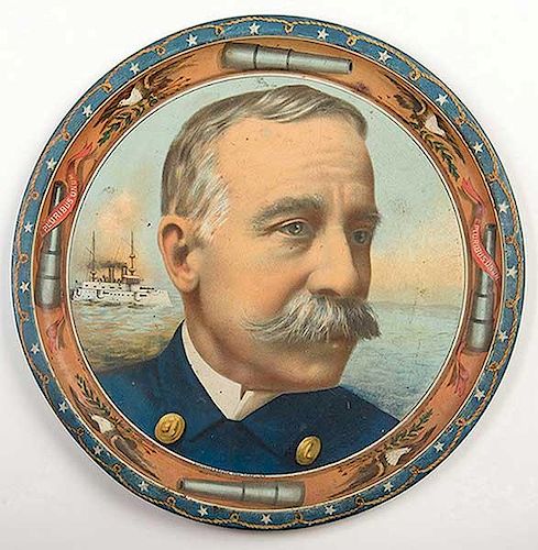 ADMIRAL DEWEY PORTRAIT TRAYDewey  386e97