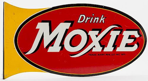 DRINK MOXIE DOUBLE-SIDED FLANGE SIGNDrink