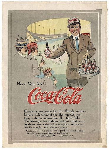 EIGHT COCA-COLA MAGAZINE ADVERTISMENTSEight