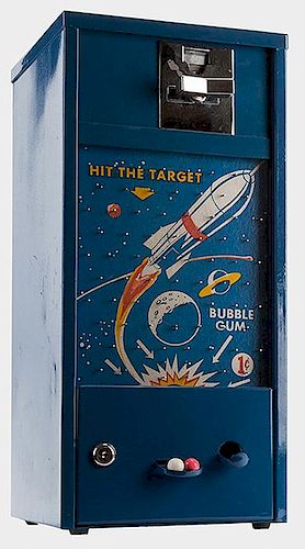 ONE CENT B&O HIT THE TARGET SPACE-THEMED