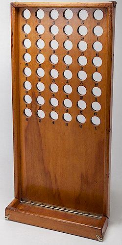 CARNIVAL WOOD BOARD WITH NUMBERED 386f02