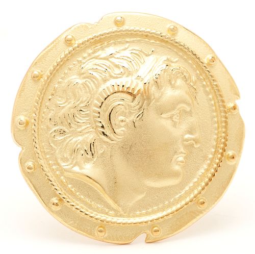 18K GOLD CLASSICAL PROFILE BUST