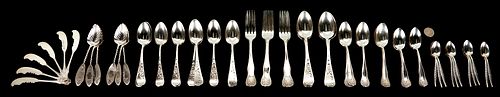 65 ASSORTED STERLING SILVER FLATWARE