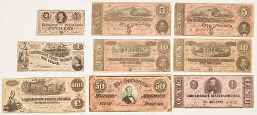 9 CSA OBSOLETE CURRENCY NOTES  38709a