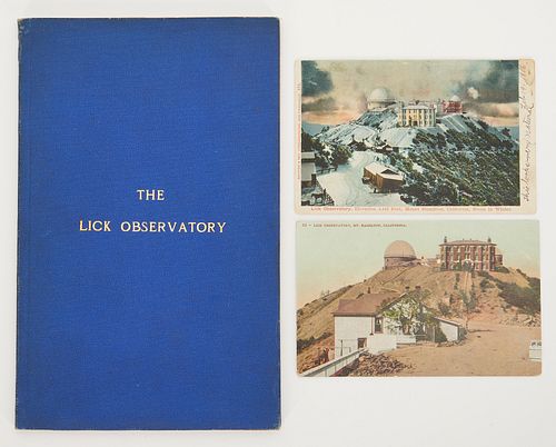 LICK OBSERVATORY BROCHURE / BOOK