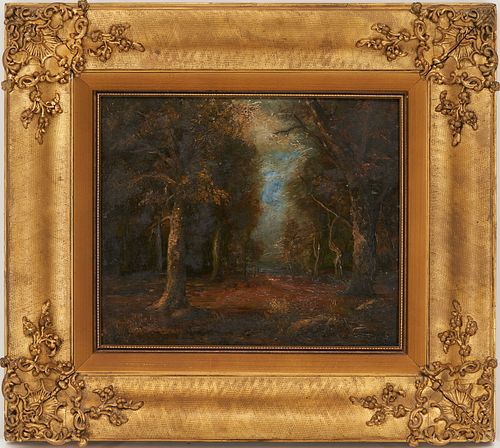 FOREST LANDSCAPE OIL ON PANELOil 3870de