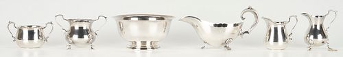 6 STERLING SILVER HOLLOWWARE SERVING 387121