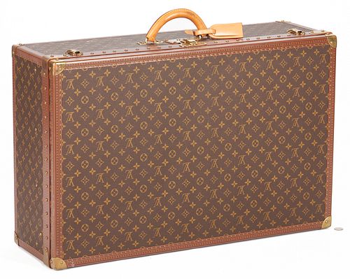 LOUIS VUITTON HARD SIDED SUITCASE,