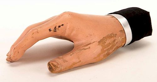 RAPPING HAND. AMERICAN, CA. 1930. LARGE