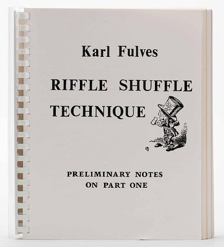FULVES KARL RIFFLE SHUFFLE TECHNIQUE  387243