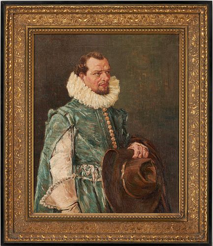 O/C PORTRAIT OF AN ELIZABETHAN