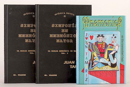 TAMARIZ JUAN GROUP OF THREE BOOKS  387311