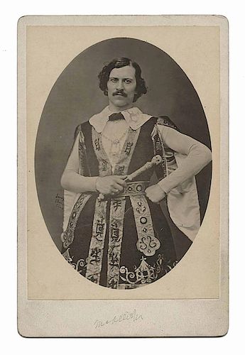 MACALLISTER, ANDREW. CABINET CARD