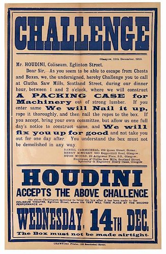 HOUDINI HARRY ERICH WEISZ HOUDINI 387403