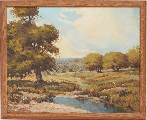 JACK WHITE O C PAINTING LUSH LANDSCAPE  38745f