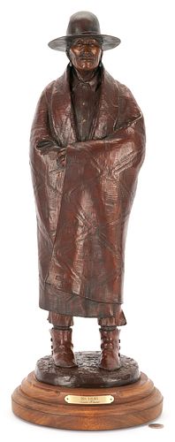 SUSAN KLIEWER BRONZE PORTRAIT SCULPTURE  3874e9