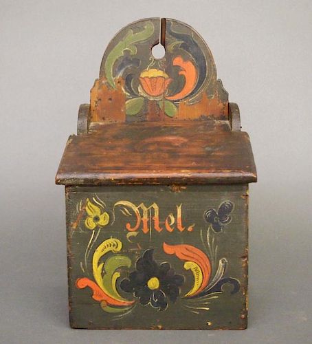 HANGING COFFEE BOXA 19th century