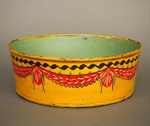 TOLE WARE BOWLA late 19th century