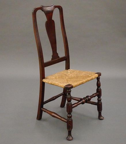 AMERICAN QUEEN ANNE SIDECHAIRAn early