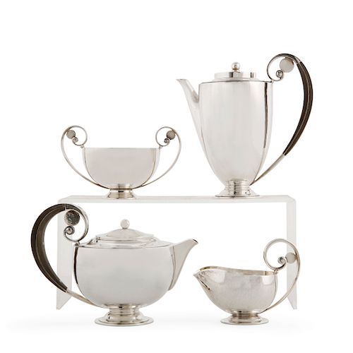 JOHAN ROHDE GEORG JENSEN SILVER TEA